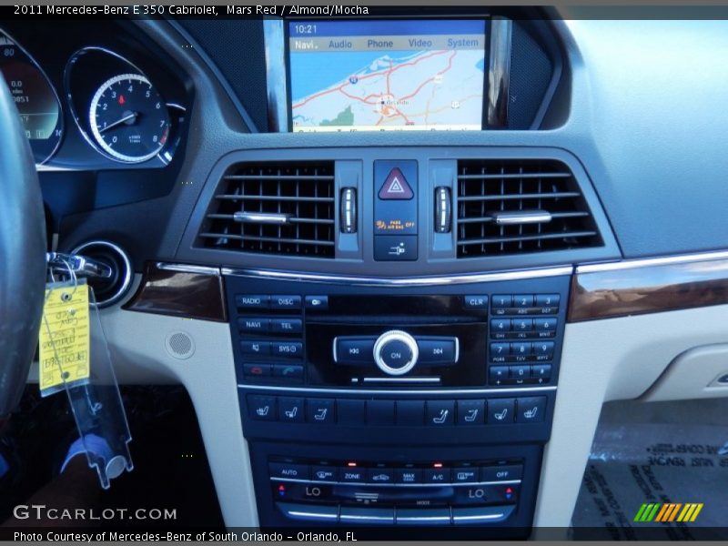 Mars Red / Almond/Mocha 2011 Mercedes-Benz E 350 Cabriolet
