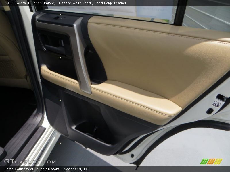 Blizzard White Pearl / Sand Beige Leather 2013 Toyota 4Runner Limited