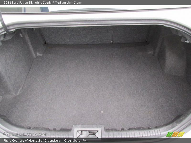 White Suede / Medium Light Stone 2011 Ford Fusion SE