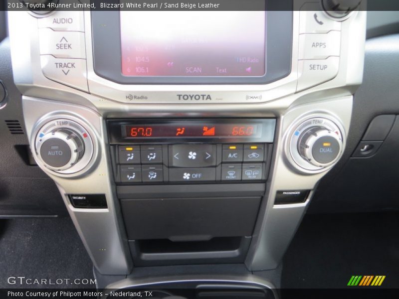 Blizzard White Pearl / Sand Beige Leather 2013 Toyota 4Runner Limited