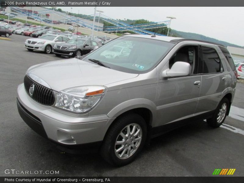 Platinum Metallic / Gray 2006 Buick Rendezvous CXL AWD