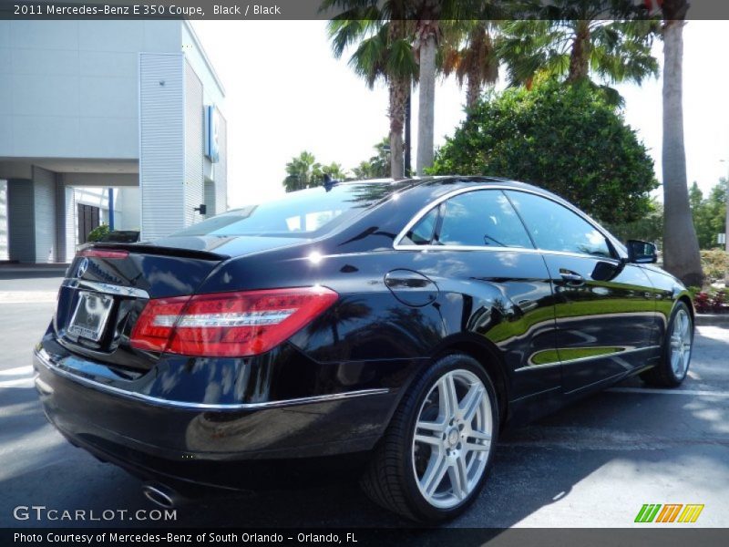Black / Black 2011 Mercedes-Benz E 350 Coupe