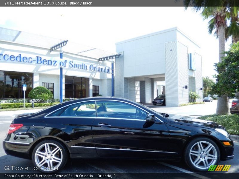 Black / Black 2011 Mercedes-Benz E 350 Coupe