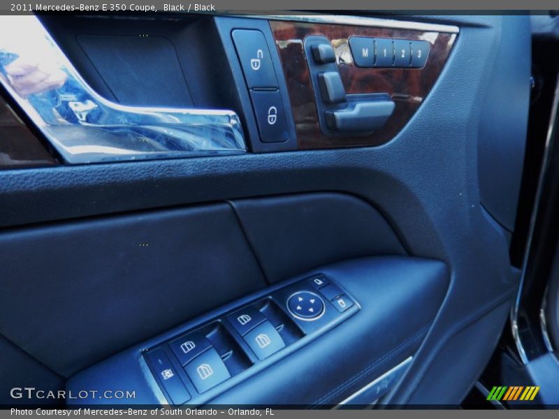 Black / Black 2011 Mercedes-Benz E 350 Coupe