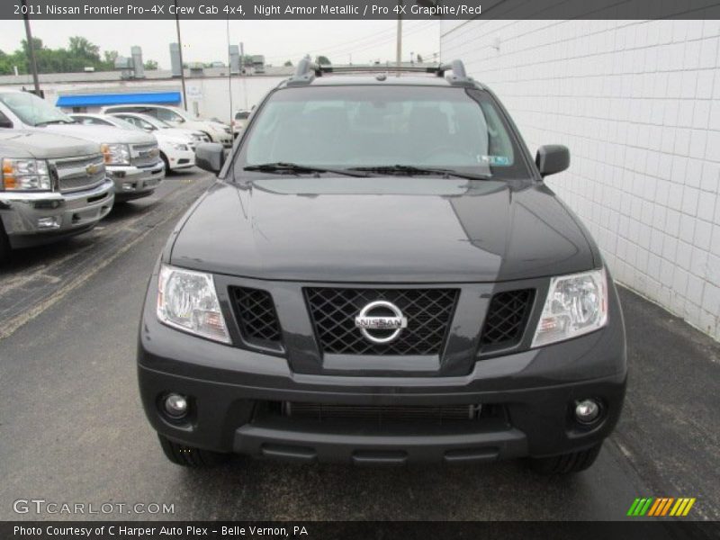 Night Armor Metallic / Pro 4X Graphite/Red 2011 Nissan Frontier Pro-4X Crew Cab 4x4