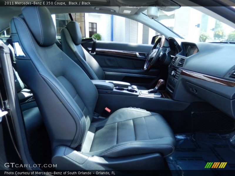 Black / Black 2011 Mercedes-Benz E 350 Coupe