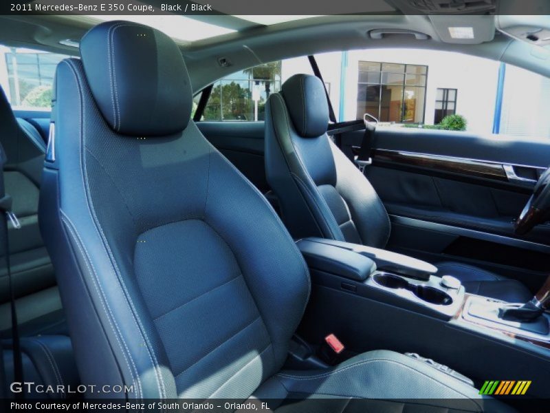 Black / Black 2011 Mercedes-Benz E 350 Coupe