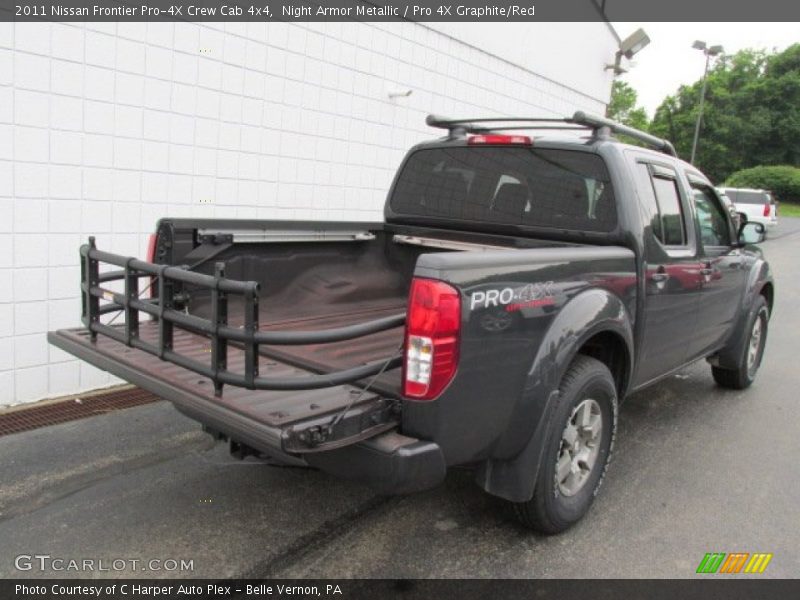 Night Armor Metallic / Pro 4X Graphite/Red 2011 Nissan Frontier Pro-4X Crew Cab 4x4