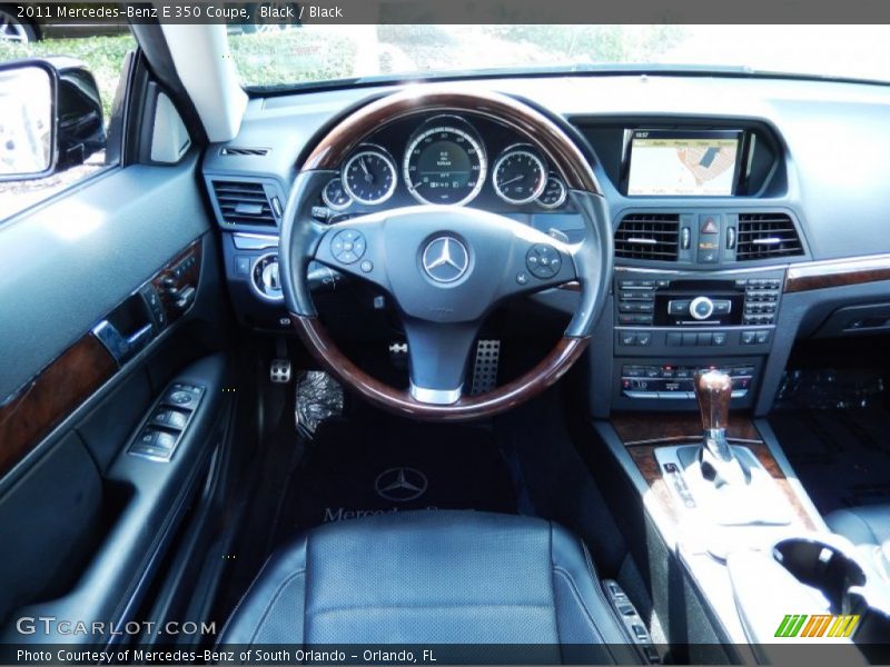 Black / Black 2011 Mercedes-Benz E 350 Coupe