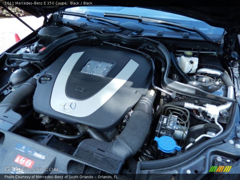 Black / Black 2011 Mercedes-Benz E 350 Coupe