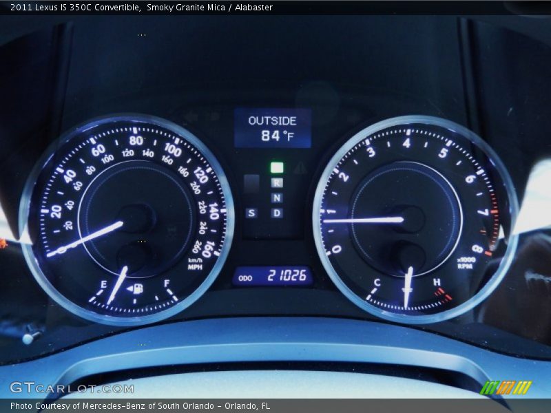 Smoky Granite Mica / Alabaster 2011 Lexus IS 350C Convertible
