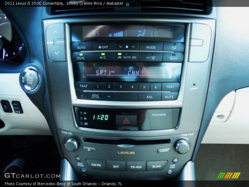 Smoky Granite Mica / Alabaster 2011 Lexus IS 350C Convertible