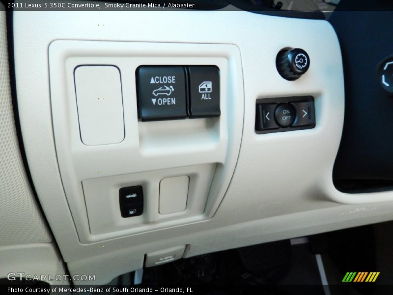 Smoky Granite Mica / Alabaster 2011 Lexus IS 350C Convertible