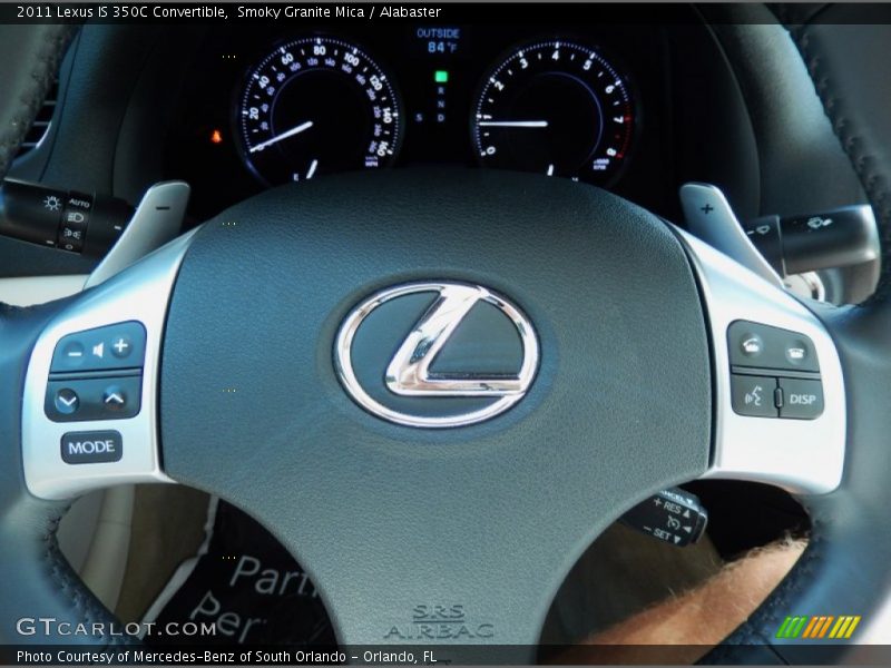 Smoky Granite Mica / Alabaster 2011 Lexus IS 350C Convertible