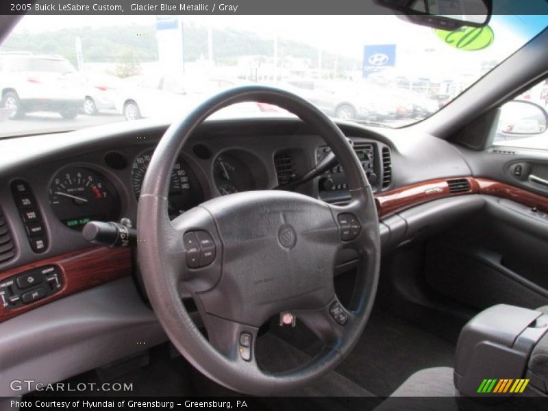 Glacier Blue Metallic / Gray 2005 Buick LeSabre Custom