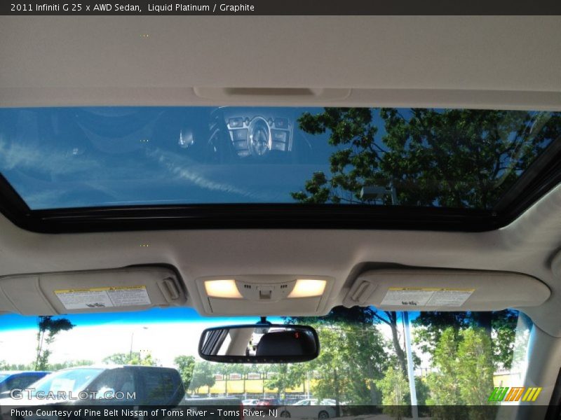 Liquid Platinum / Graphite 2011 Infiniti G 25 x AWD Sedan