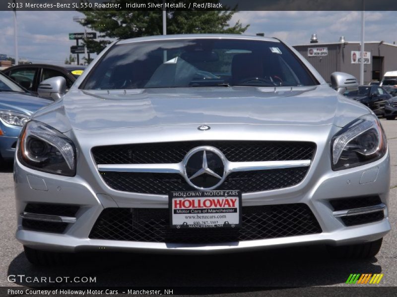 Iridium Silver Metallic / Red/Black 2013 Mercedes-Benz SL 550 Roadster