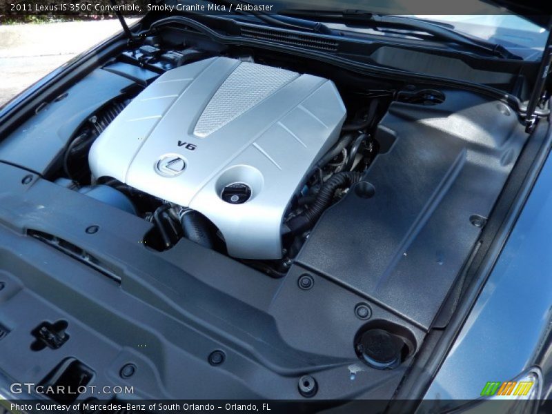 Smoky Granite Mica / Alabaster 2011 Lexus IS 350C Convertible