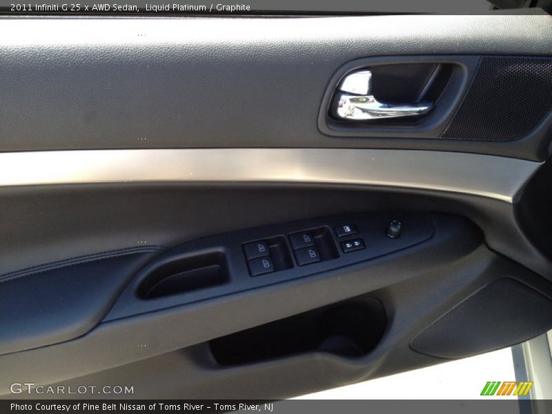 Liquid Platinum / Graphite 2011 Infiniti G 25 x AWD Sedan