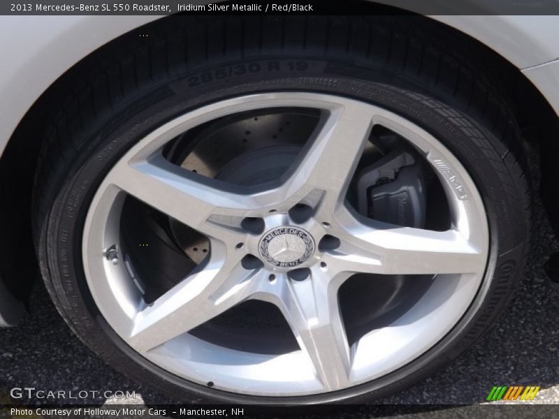 Iridium Silver Metallic / Red/Black 2013 Mercedes-Benz SL 550 Roadster