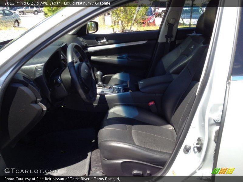 Liquid Platinum / Graphite 2011 Infiniti G 25 x AWD Sedan