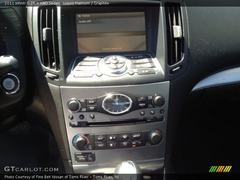 Liquid Platinum / Graphite 2011 Infiniti G 25 x AWD Sedan