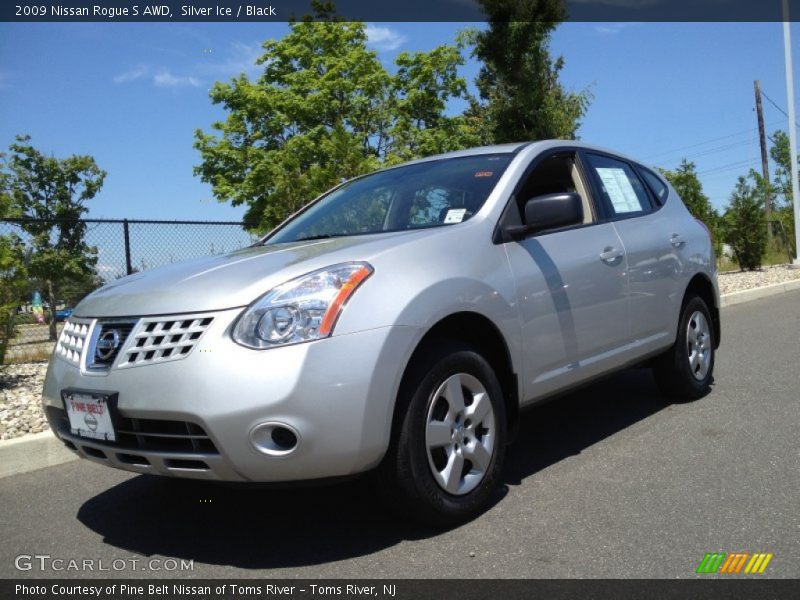 Silver Ice / Black 2009 Nissan Rogue S AWD