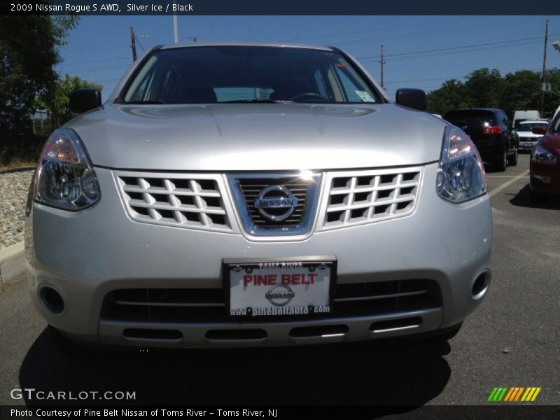 Silver Ice / Black 2009 Nissan Rogue S AWD