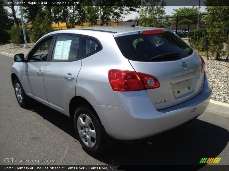 Silver Ice / Black 2009 Nissan Rogue S AWD