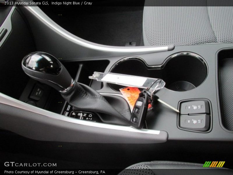 Indigo Night Blue / Gray 2013 Hyundai Sonata GLS