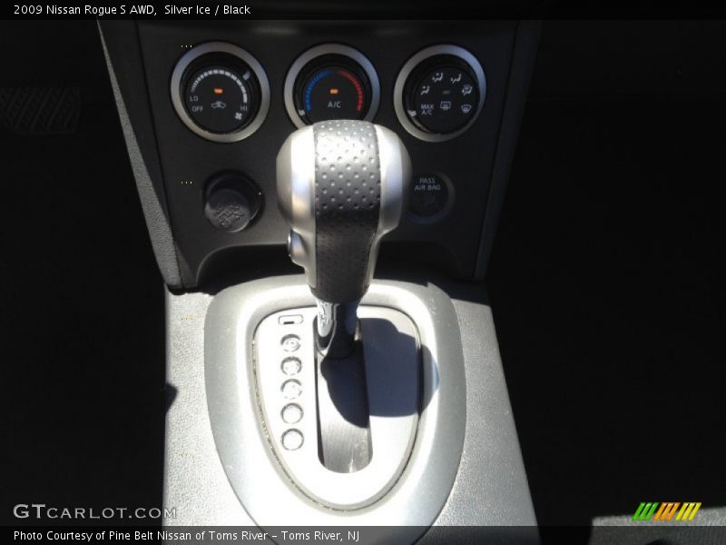 Silver Ice / Black 2009 Nissan Rogue S AWD