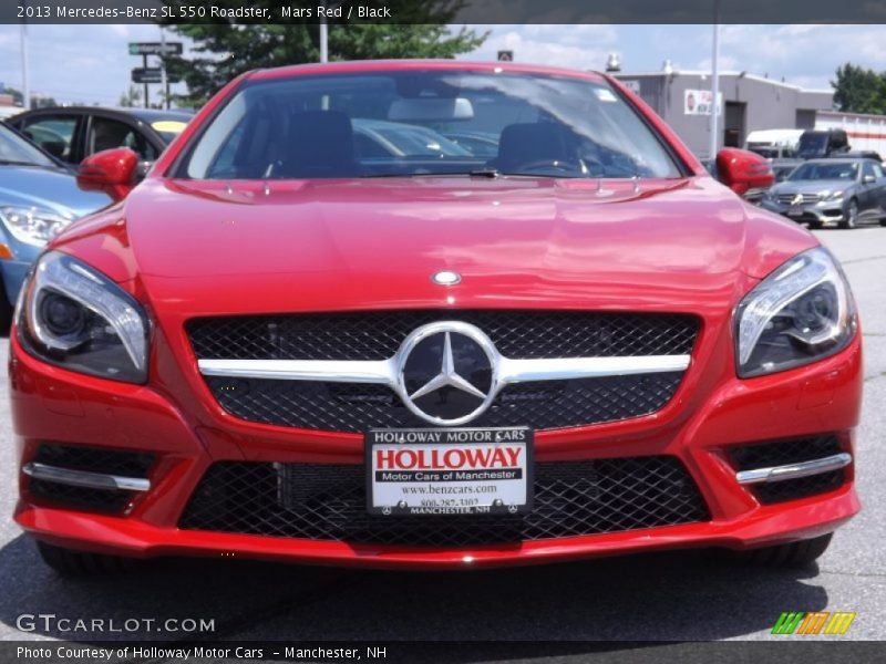 Mars Red / Black 2013 Mercedes-Benz SL 550 Roadster