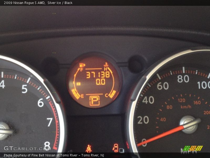 Silver Ice / Black 2009 Nissan Rogue S AWD