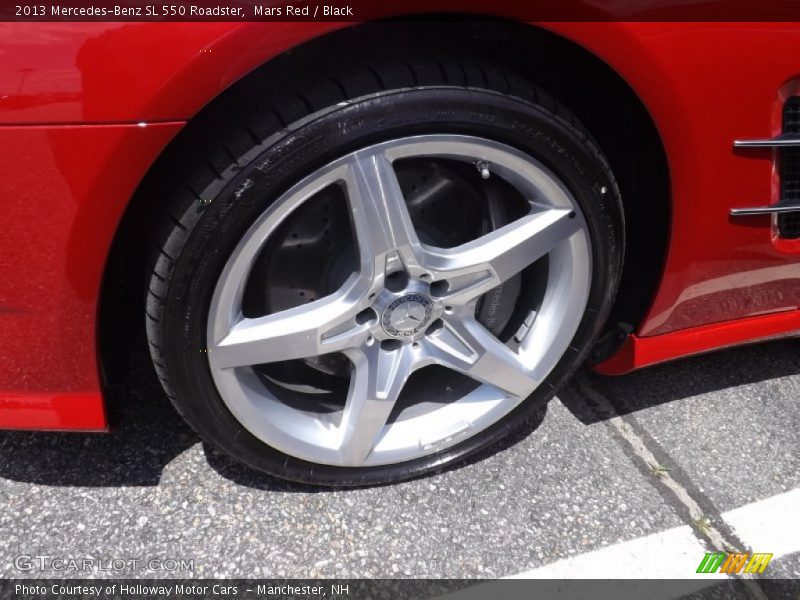 Mars Red / Black 2013 Mercedes-Benz SL 550 Roadster