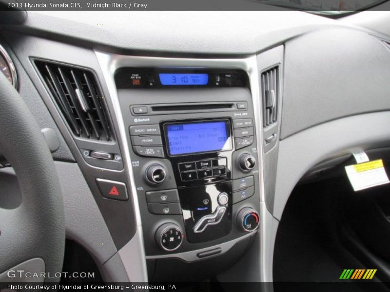 Midnight Black / Gray 2013 Hyundai Sonata GLS