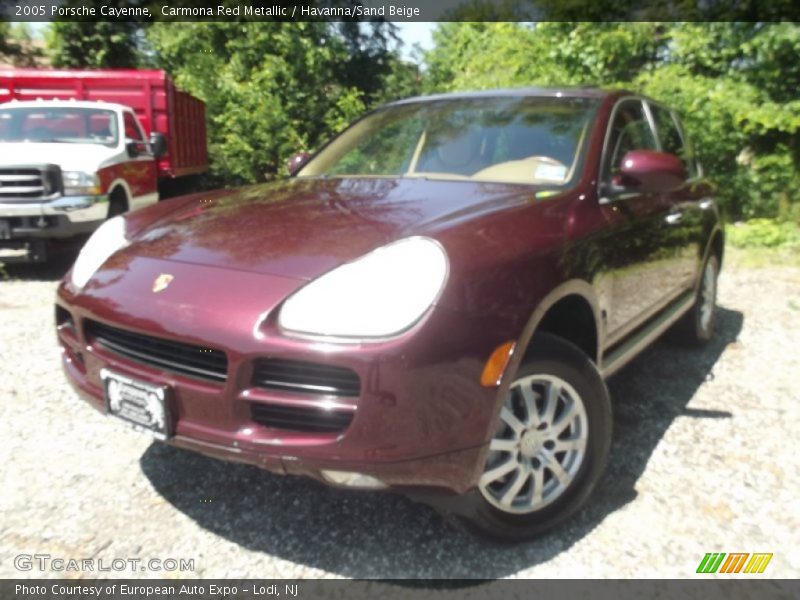 Carmona Red Metallic / Havanna/Sand Beige 2005 Porsche Cayenne