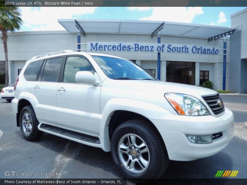 Blizzard White Pearl / Ivory 2009 Lexus GX 470