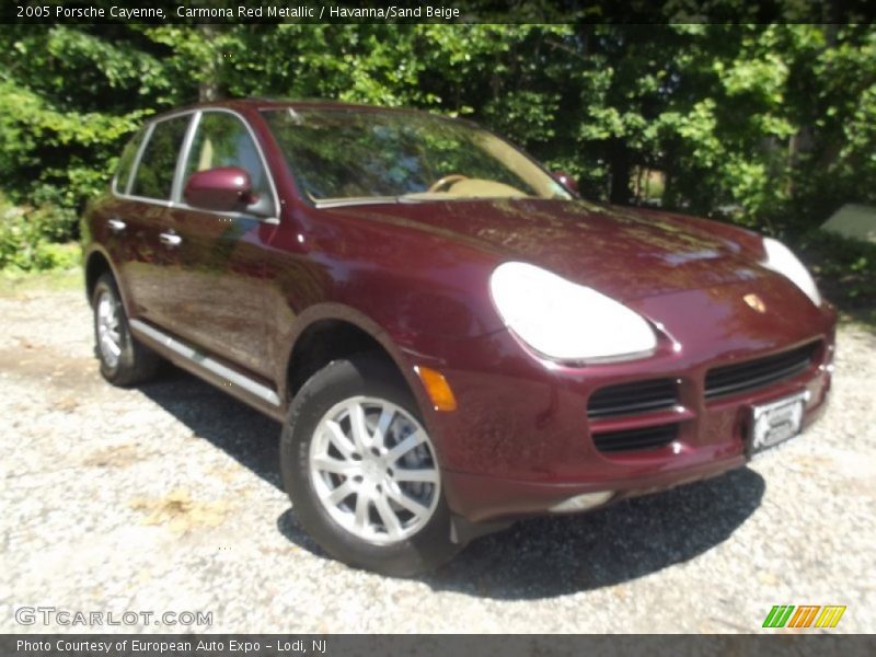 Carmona Red Metallic / Havanna/Sand Beige 2005 Porsche Cayenne