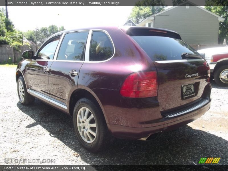 Carmona Red Metallic / Havanna/Sand Beige 2005 Porsche Cayenne