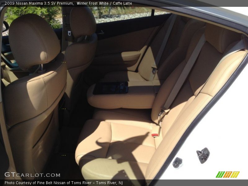 Winter Frost White / Caffe Latte 2009 Nissan Maxima 3.5 SV Premium
