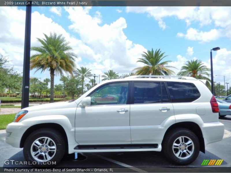  2009 GX 470 Blizzard White Pearl