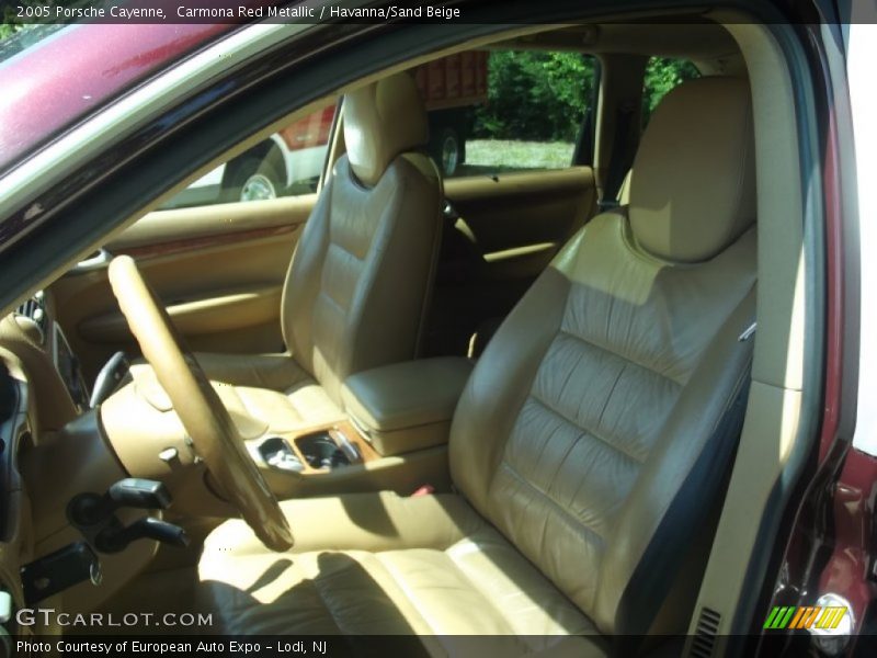 Carmona Red Metallic / Havanna/Sand Beige 2005 Porsche Cayenne