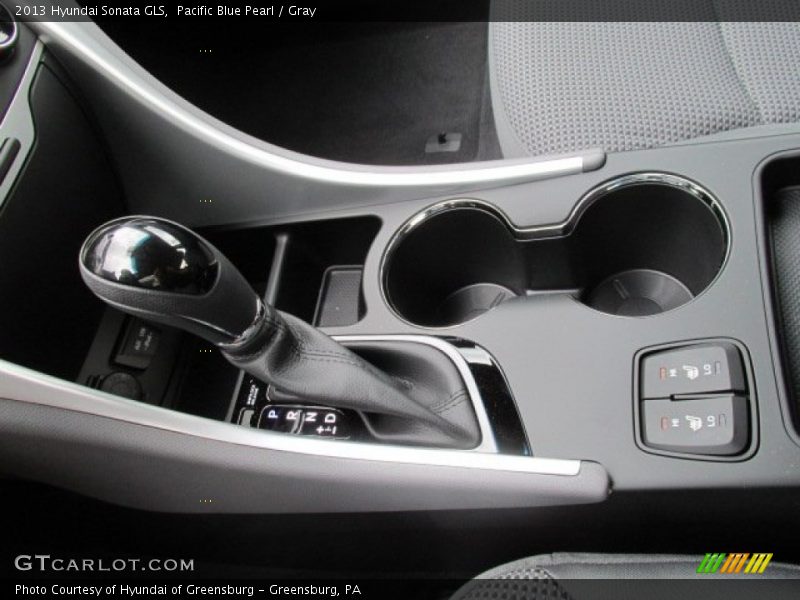 Pacific Blue Pearl / Gray 2013 Hyundai Sonata GLS