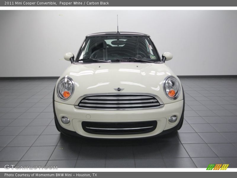 Pepper White / Carbon Black 2011 Mini Cooper Convertible