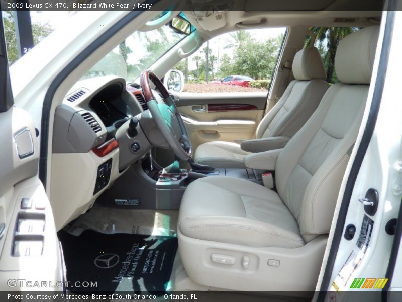 Blizzard White Pearl / Ivory 2009 Lexus GX 470