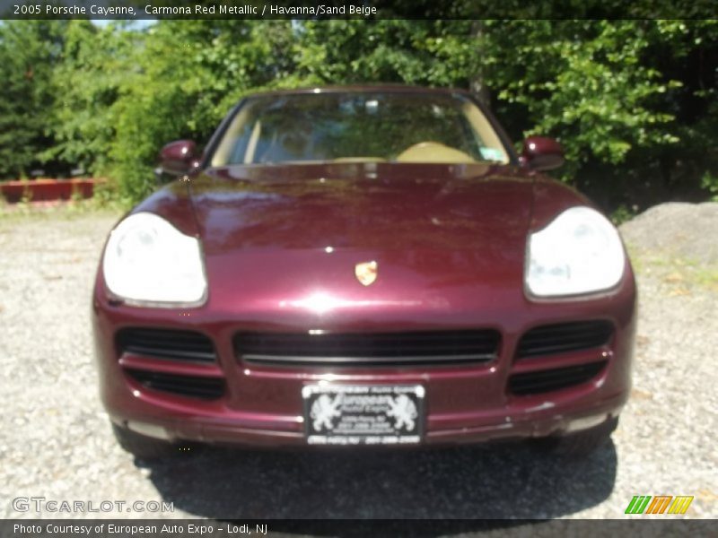 Carmona Red Metallic / Havanna/Sand Beige 2005 Porsche Cayenne