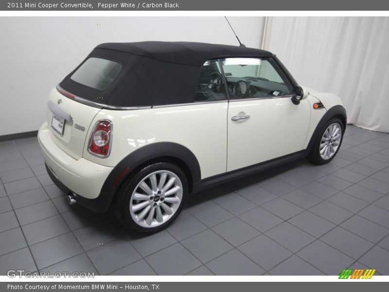 Pepper White / Carbon Black 2011 Mini Cooper Convertible