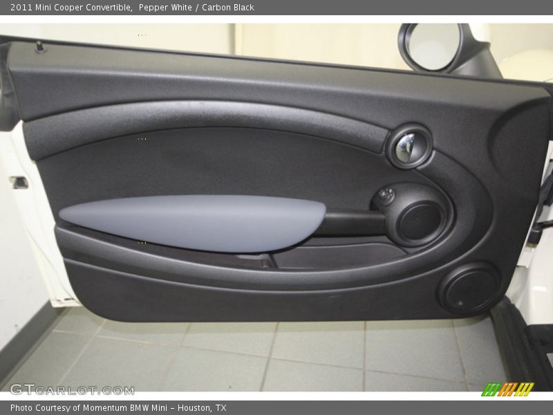 Pepper White / Carbon Black 2011 Mini Cooper Convertible