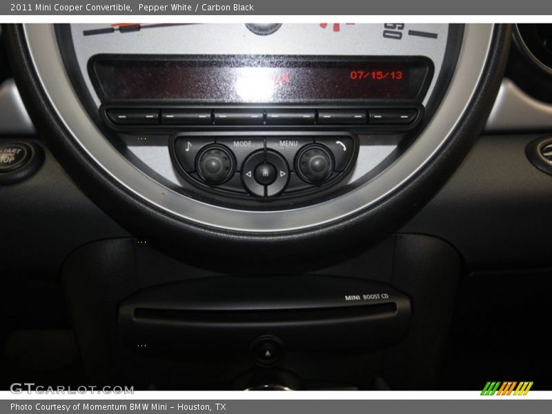 Pepper White / Carbon Black 2011 Mini Cooper Convertible