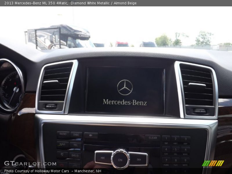 Diamond White Metallic / Almond Beige 2013 Mercedes-Benz ML 350 4Matic